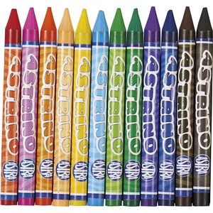 KREDKI WOSKOWE/ŚWIECOWE ASTRA 12 KOL