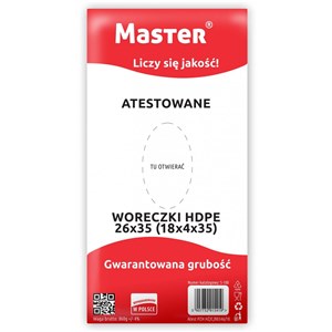 WORECZKI HDPE 26X35 18X4X35 800SZT/OP 7 MIC