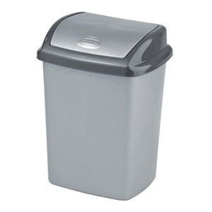 KOSZ UCHYLNY 45L SREBNY